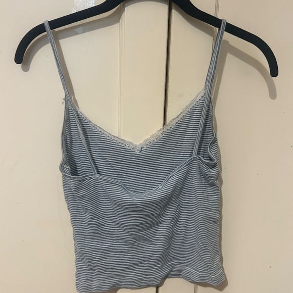 Stripped Blue Brandy Lace Tank - Picture 2 of 2